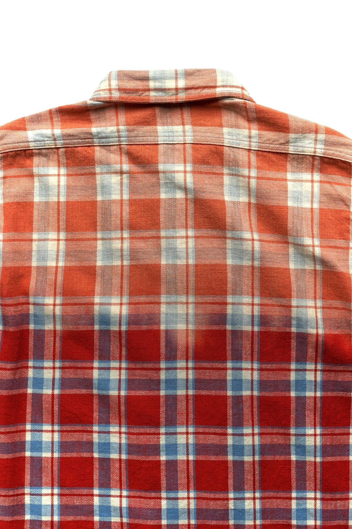 Nigel Cabourn - MOTORCYCLE SHIRT - OZONE BLEACH RED