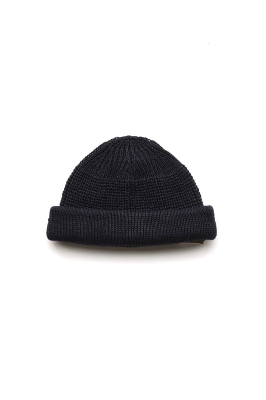 Nigel Cabourn - BEANIE - LINEN - NAVY