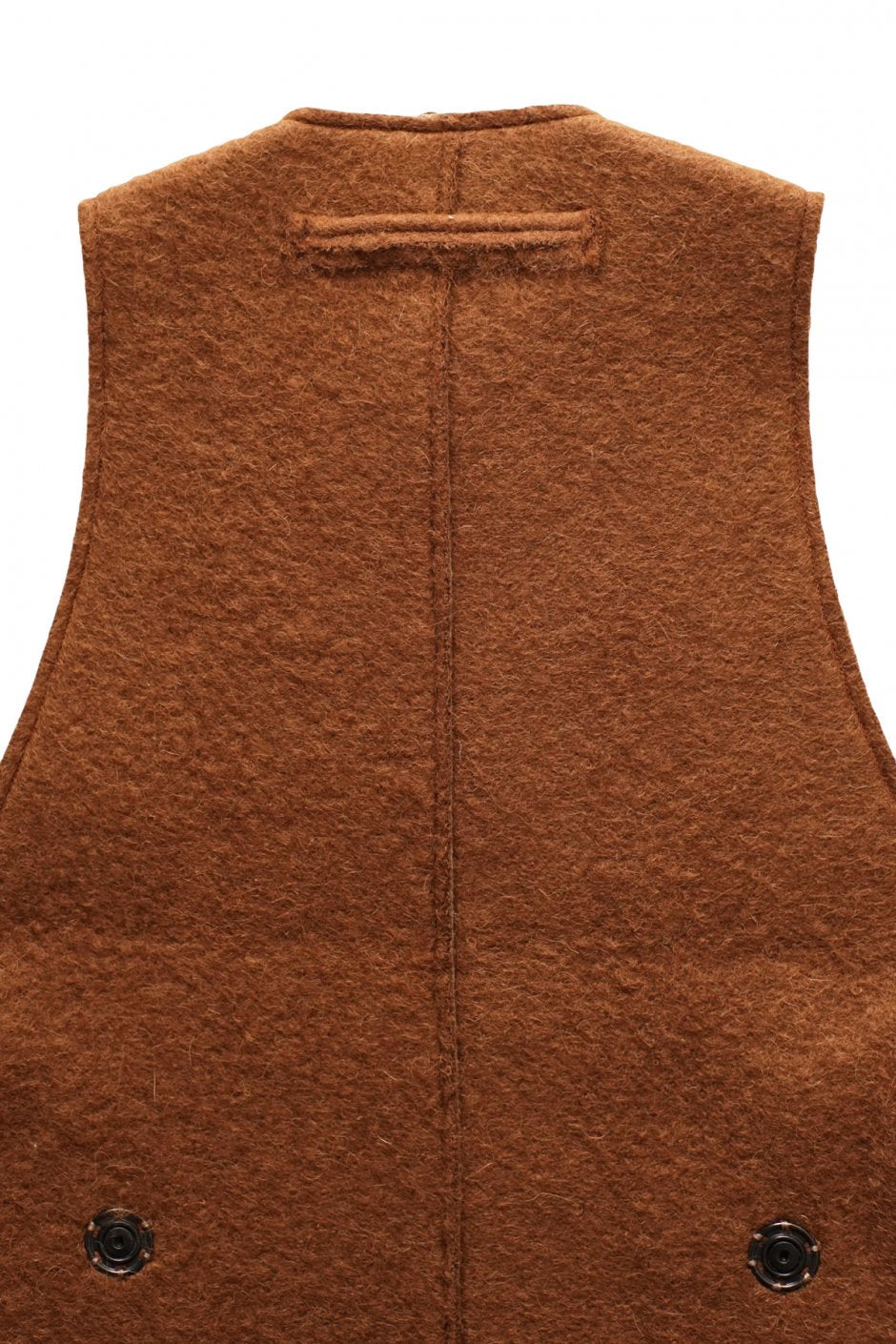 toogood - THE ANTIQUE DEALER GILET - FELTED MOHAIR - RUST