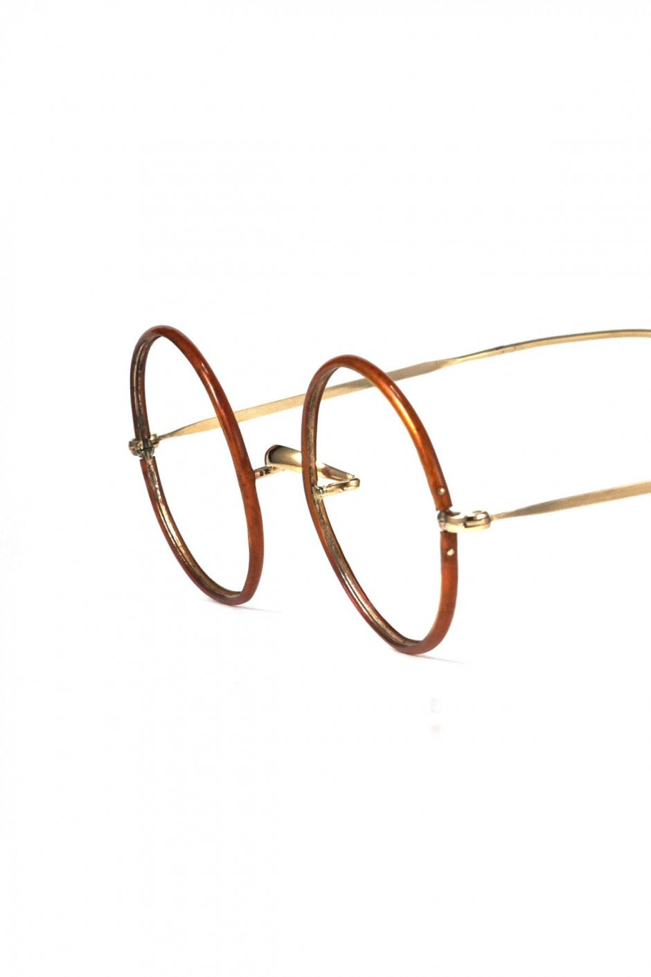 1920s USA ANTIQUE ROUND EYEGLASS - OPT-605