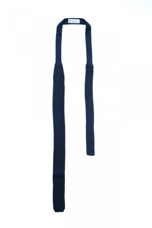 Porter Classic - CLASSIC KNIT TIE - NAVY