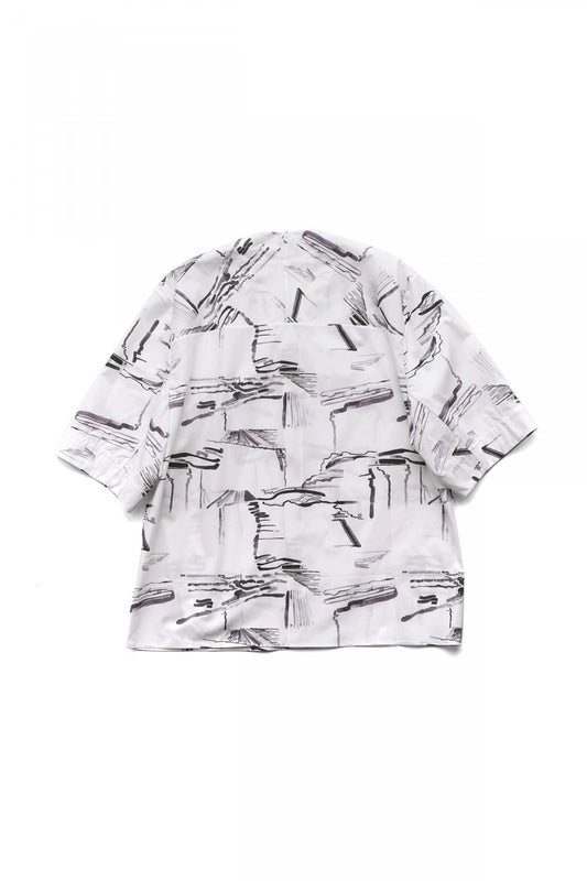 toogood - THE CERAMICIST SHIRT - PRINTED POPLIN - PLOUGHED FIELDS