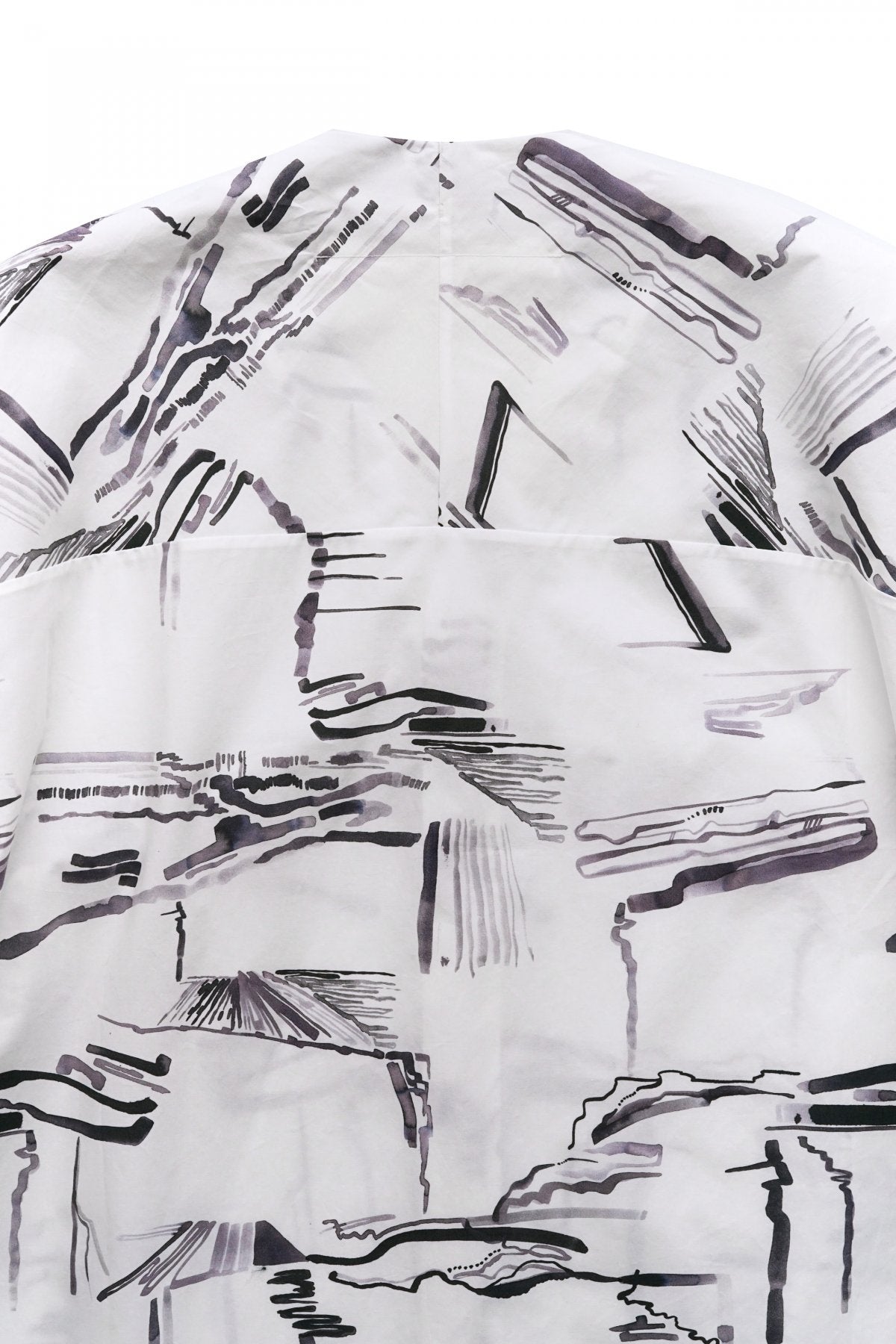 toogood - THE CERAMICIST SHIRT - PRINTED POPLIN - PLOUGHED FIELDS