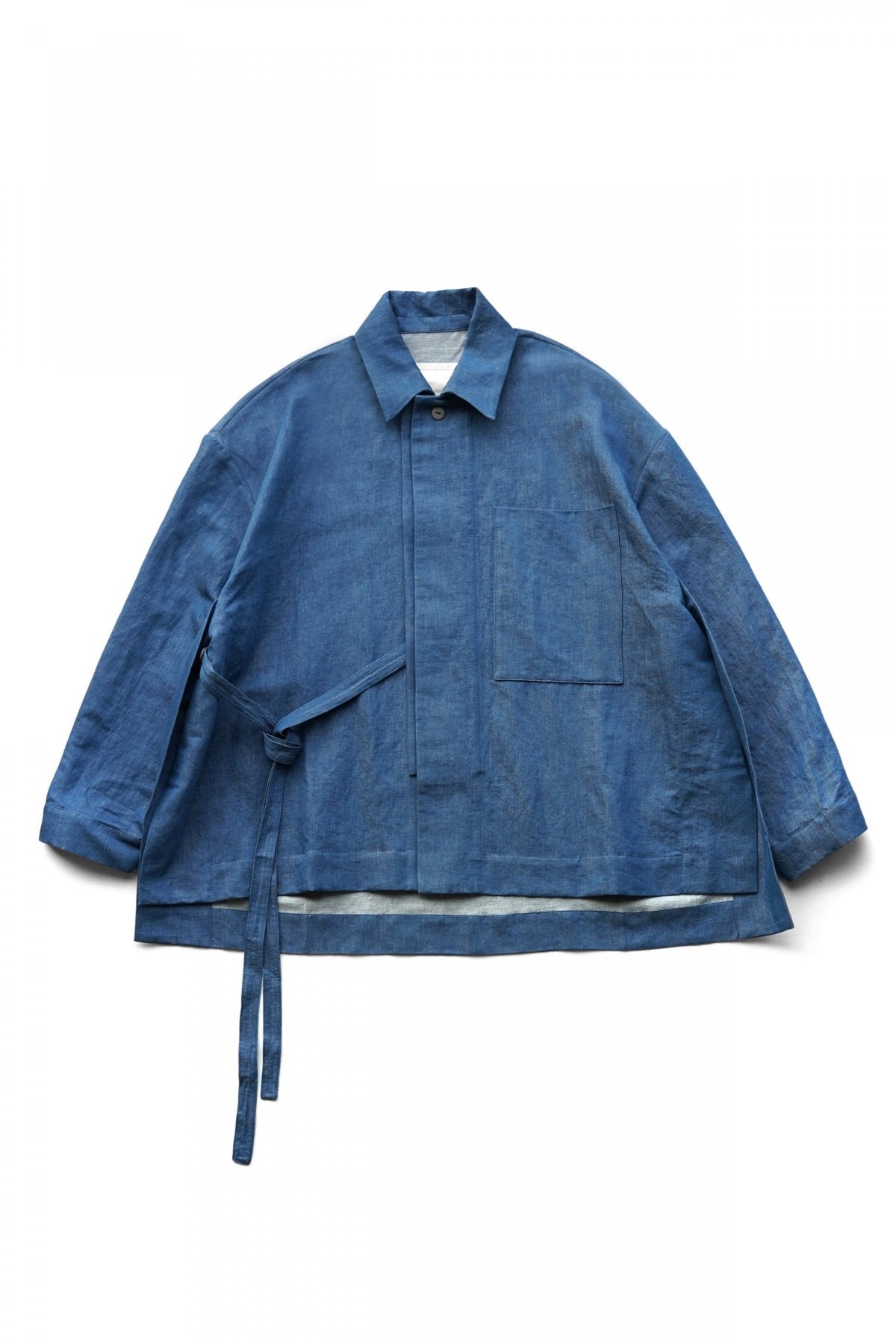 toogood - THE GLASSBLOWER JACKET - LINEN COTTON DRILL - INDIGO