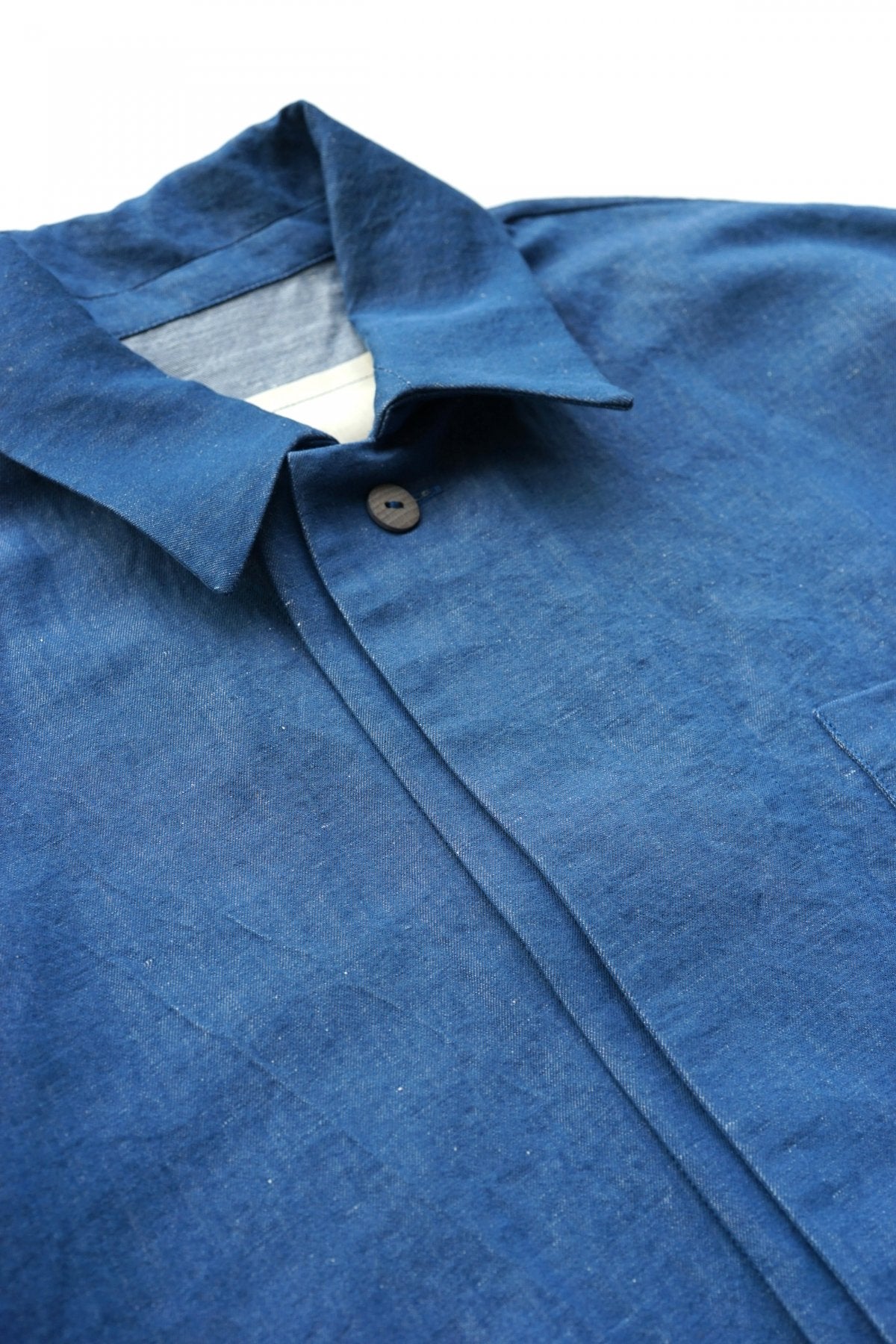 toogood - THE GLASSBLOWER JACKET - LINEN COTTON DRILL - INDIGO