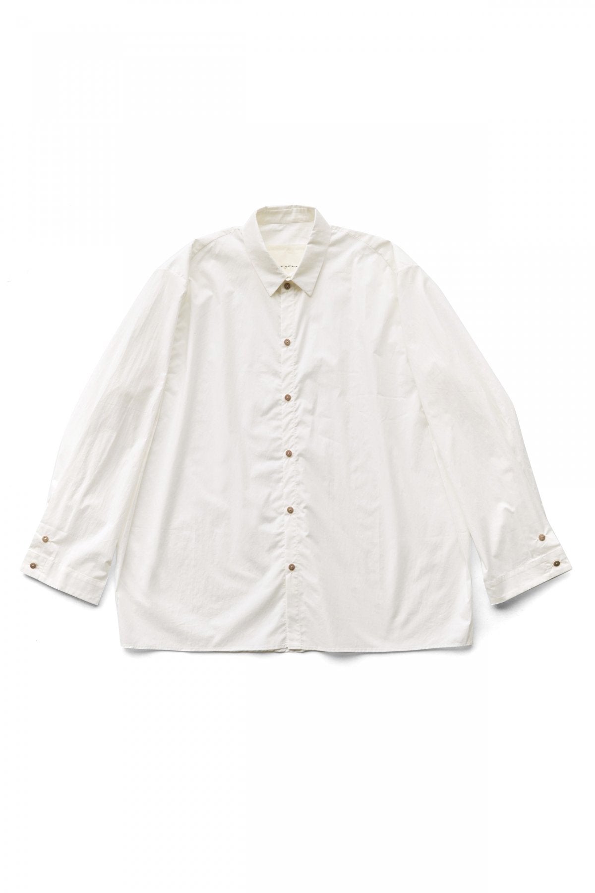 toogood - THE POET SHIRT - CRISP COTTON - CHALK