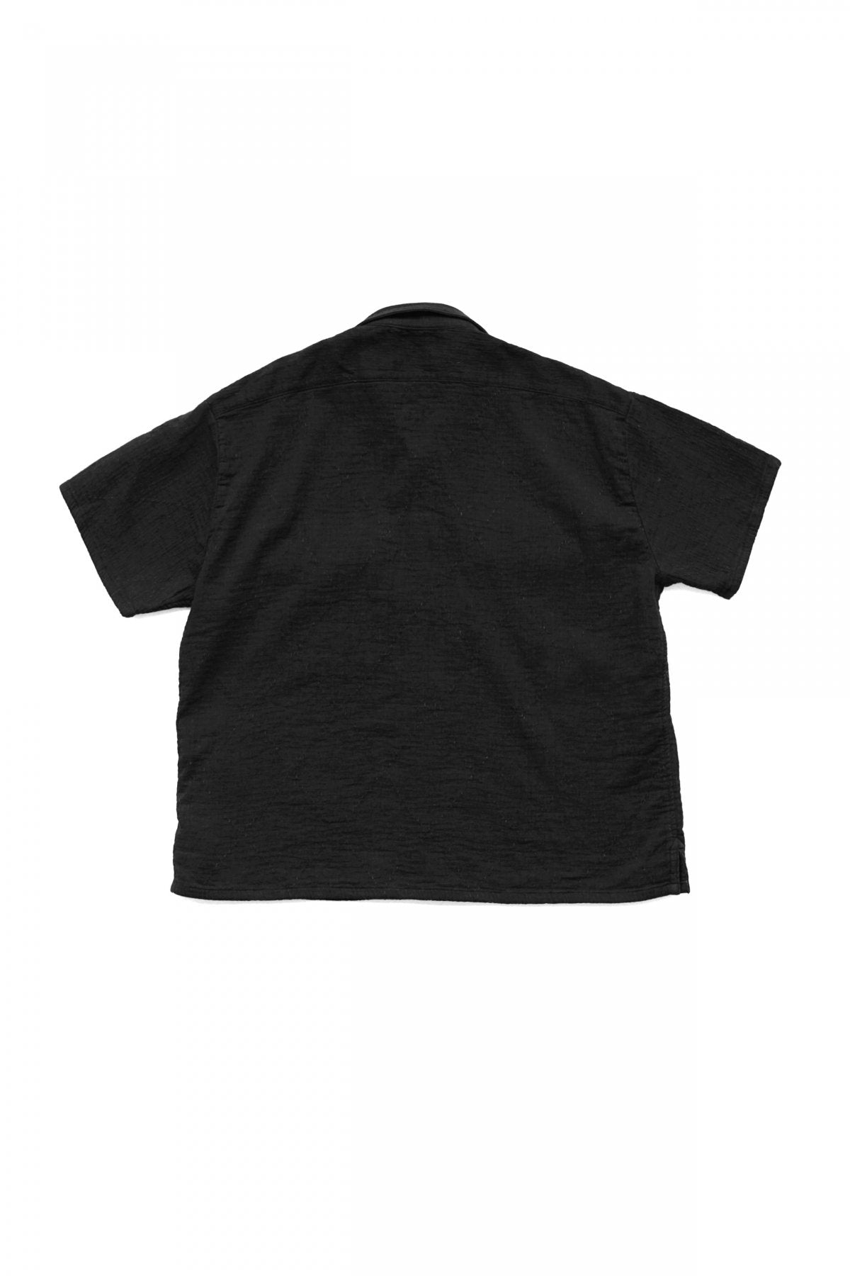 Porter Classic - SASHIKO STRETCH KEROUAC SHIRT - BLACK