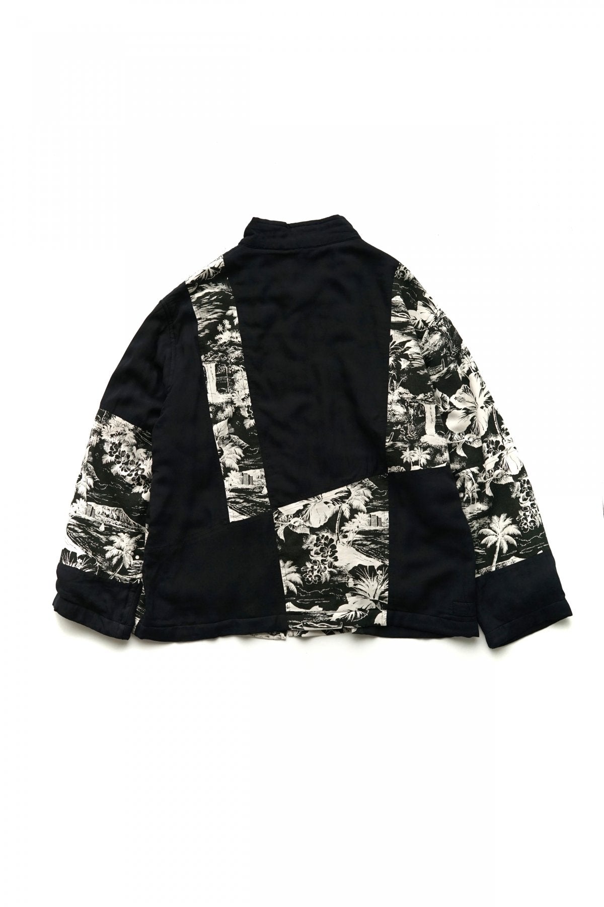 Porter Classic - ALOHA CHINESE JACKET PATCHWORK - BLACK