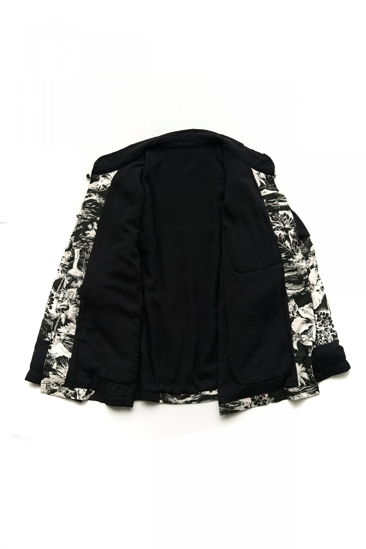 Porter Classic - ALOHA CHINESE JACKET PATCHWORK - BLACK