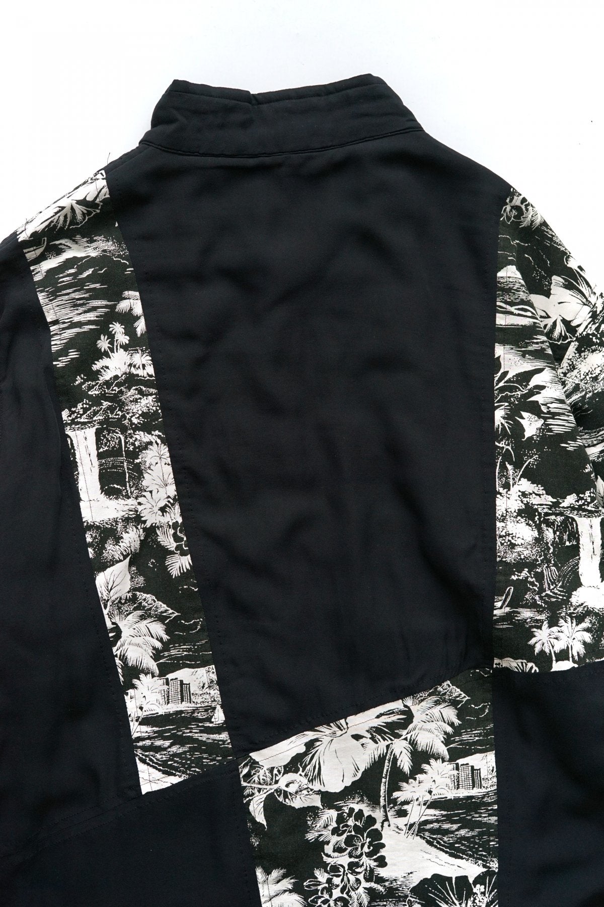 Porter Classic - ALOHA CHINESE JACKET PATCHWORK - BLACK