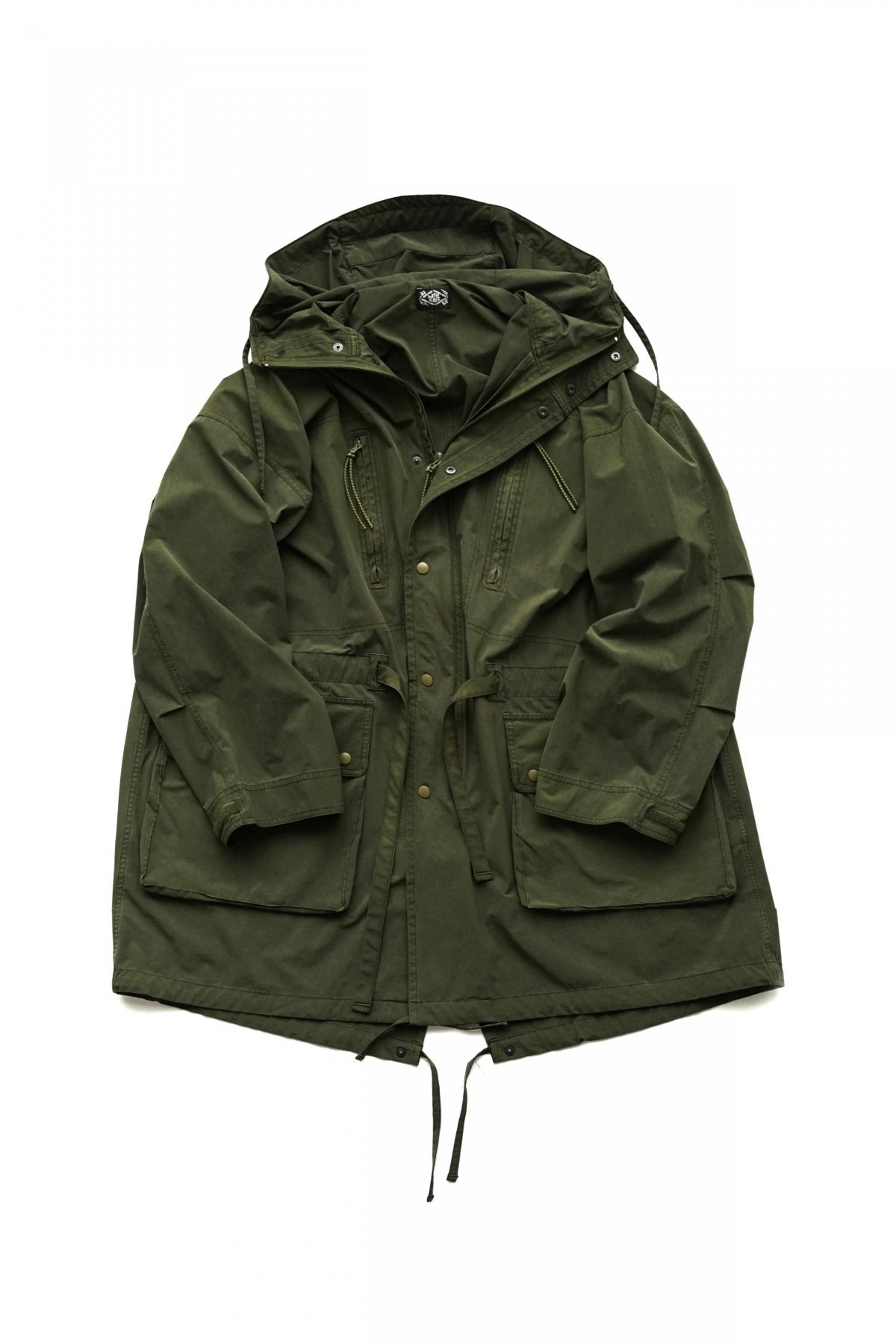 Porter Classic - SUPER NYLON STRETCH COAT - OLIVE