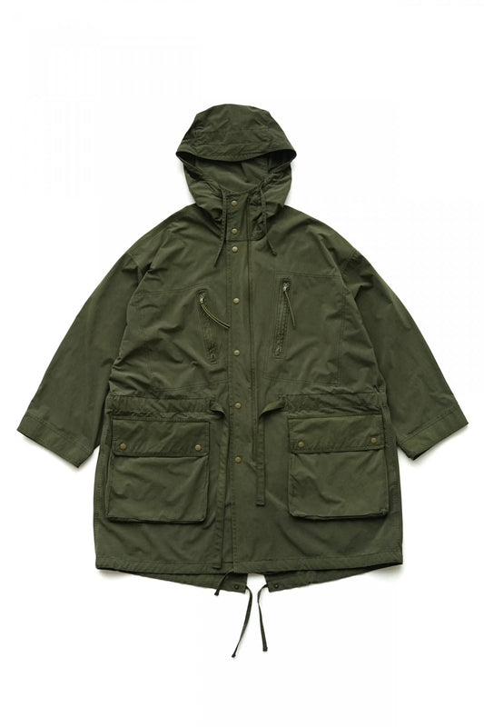 Porter Classic - SUPER NYLON STRETCH COAT - OLIVE