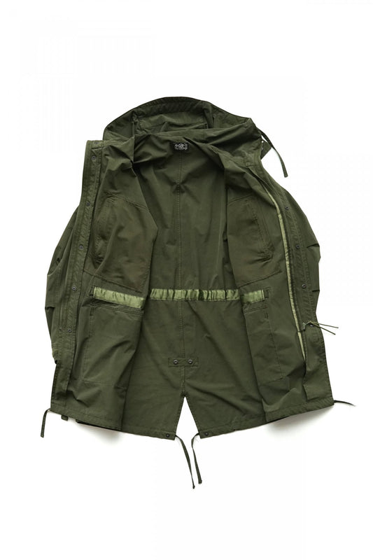 Porter Classic - SUPER NYLON STRETCH COAT - OLIVE