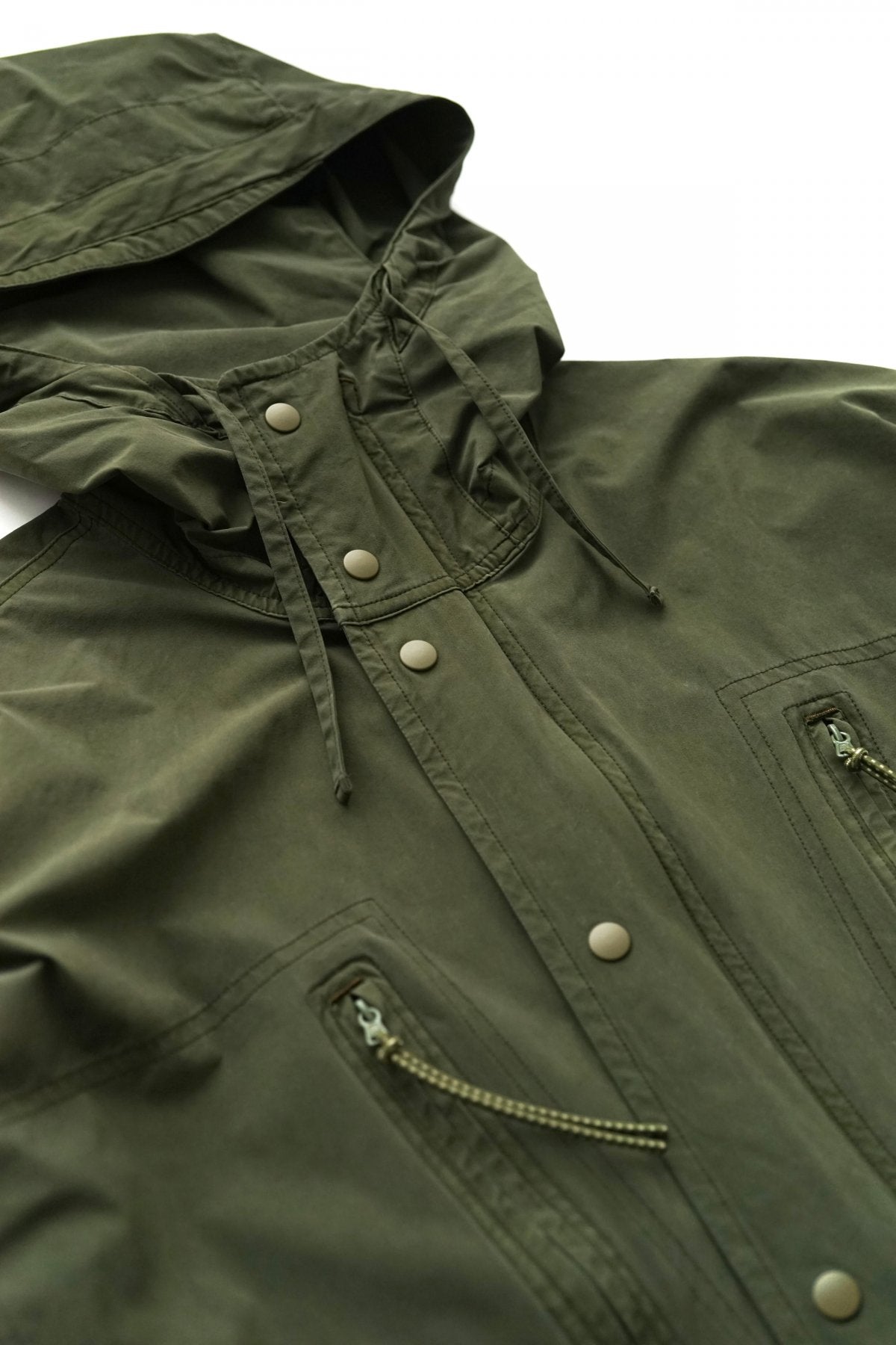 Porter Classic - SUPER NYLON STRETCH COAT - OLIVE