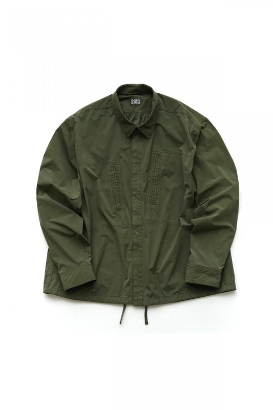 Porter Classic - SUPER NYLON STRETCH MILITARY SHIRT - OLIVE