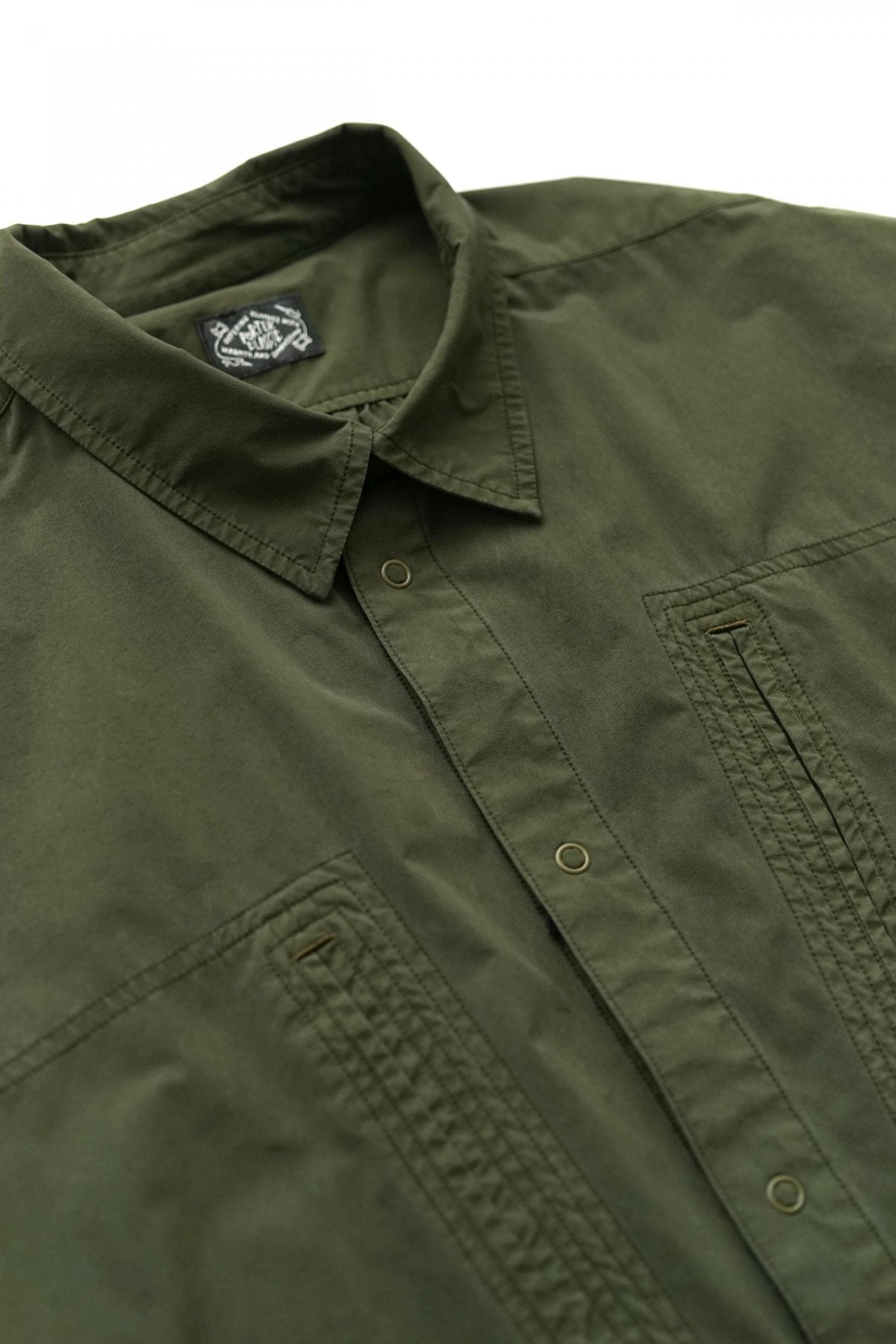 Porter Classic - SUPER NYLON STRETCH MILITARY SHIRT - OLIVE