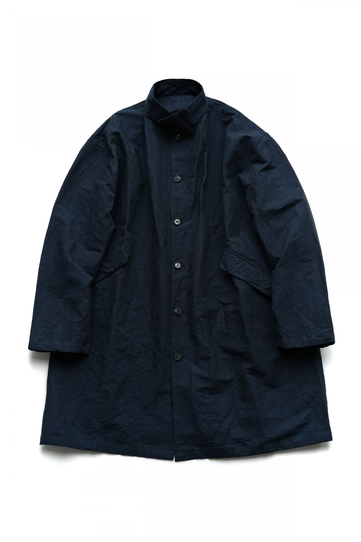 Bergfabel - OVERSIZE COAT - BALCK NAVY