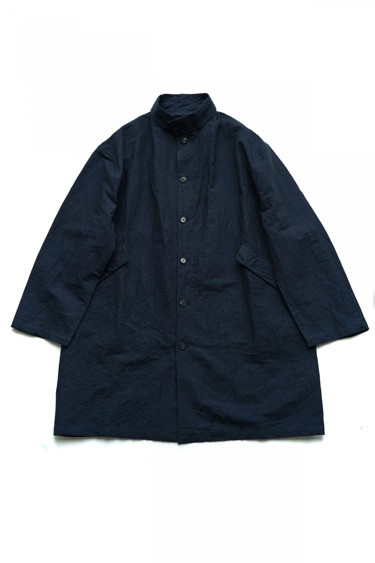 Bergfabel - OVERSIZE COAT - BALCK NAVY