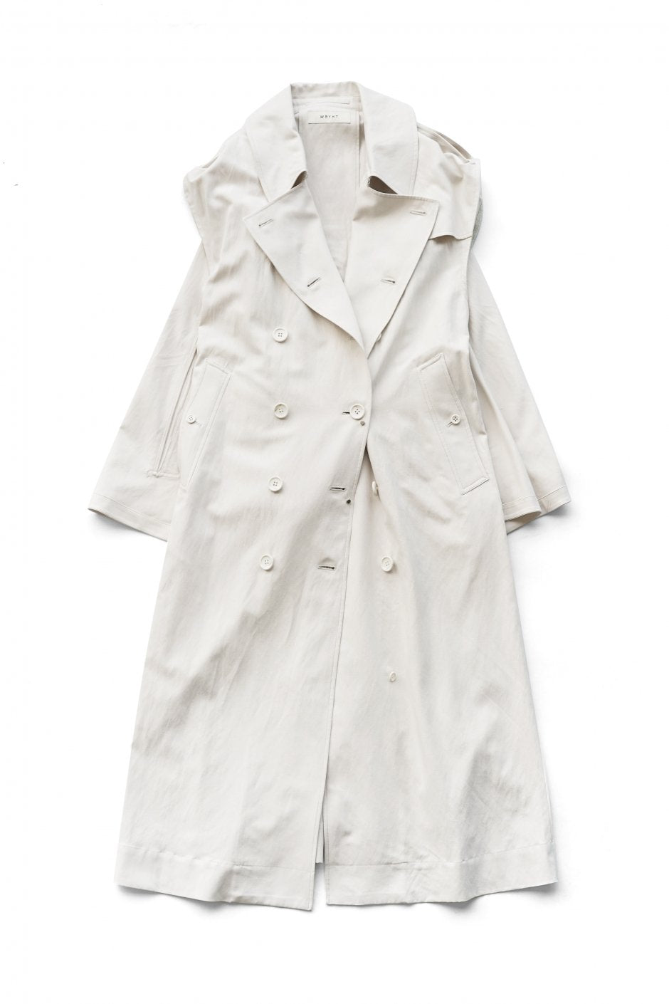 WRYHT - TRENCH MANTLE DRESS - NATURAL