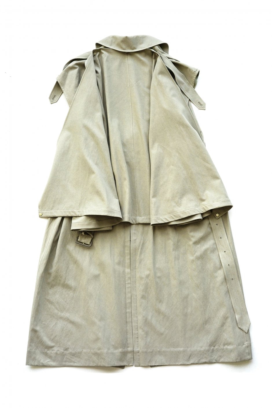 WRYHT - TRENCH MANTLE DRESS - EUCALYPTUS