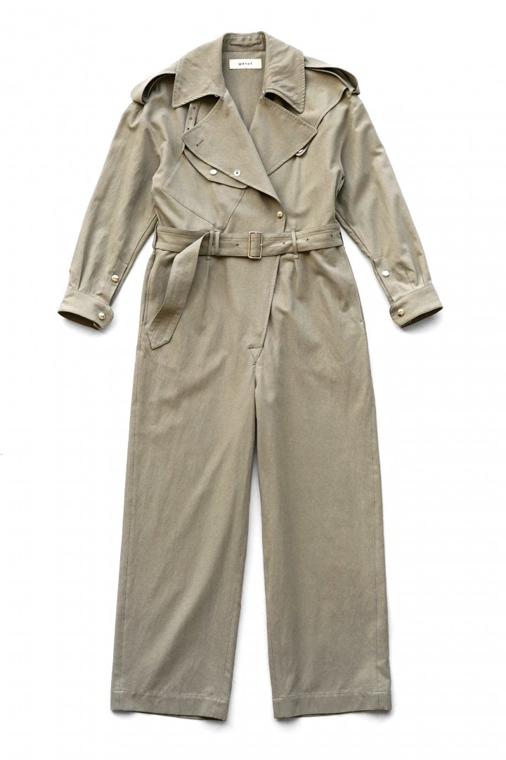 WRYHT - BELTED TRENCH SUITS - EUCALYPTUS