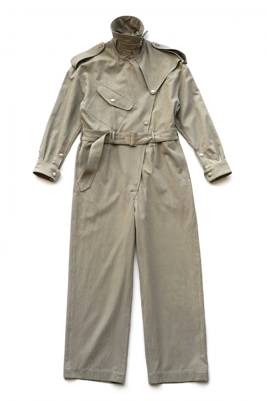 WRYHT - BELTED TRENCH SUITS - EUCALYPTUS