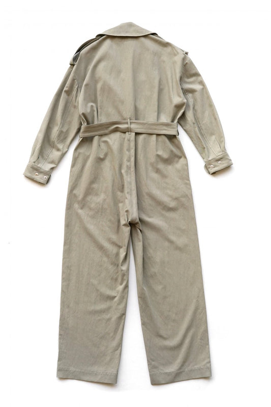 WRYHT - BELTED TRENCH SUITS - EUCALYPTUS