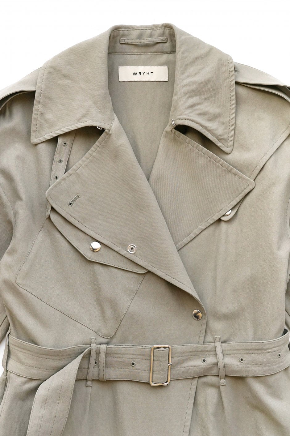 WRYHT - BELTED TRENCH SUITS - EUCALYPTUS