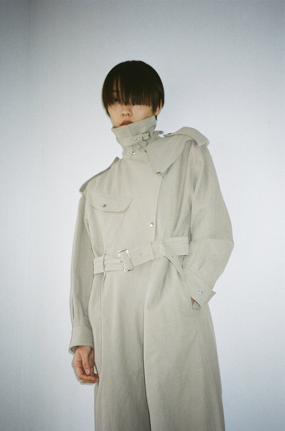 WRYHT - BELTED TRENCH SUITS - EUCALYPTUS