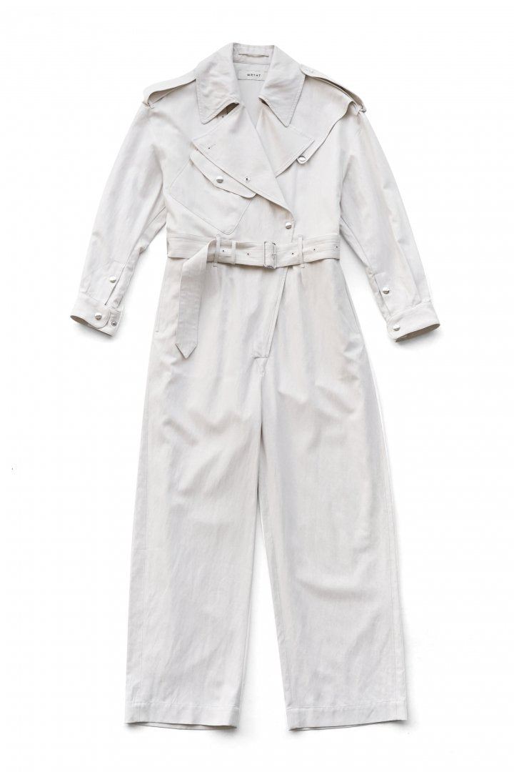 WRYHT - BELTED TRENCH SUITS - NATURAL