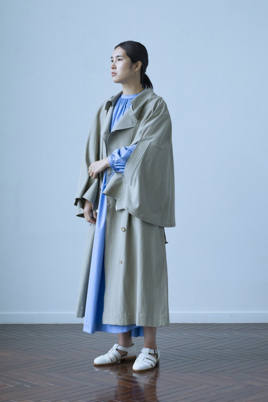 WRYHT ★★★ - EXCLUSIVE CHO-CHIN SLEEVE FOLK DRESS - AZUR