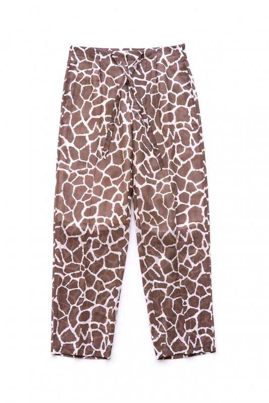 WRYHT - STRINGS WAIST TROUSER - GIRAFFE ESPRESSO