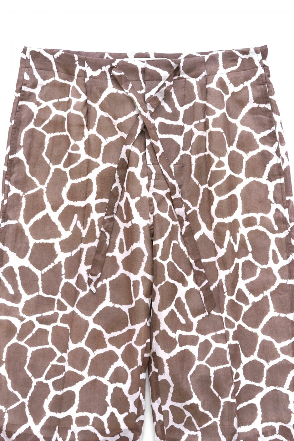 WRYHT - STRINGS WAIST TROUSER - GIRAFFE ESPRESSO