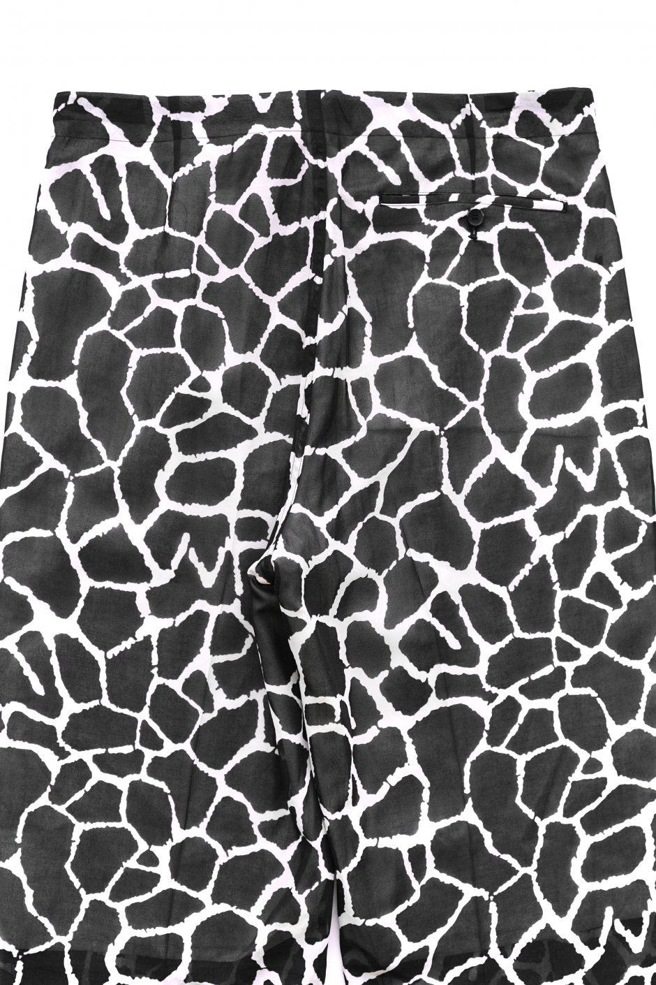 WRYHT - STRINGS WAIST TROUSER - GIRAFFE BLACK