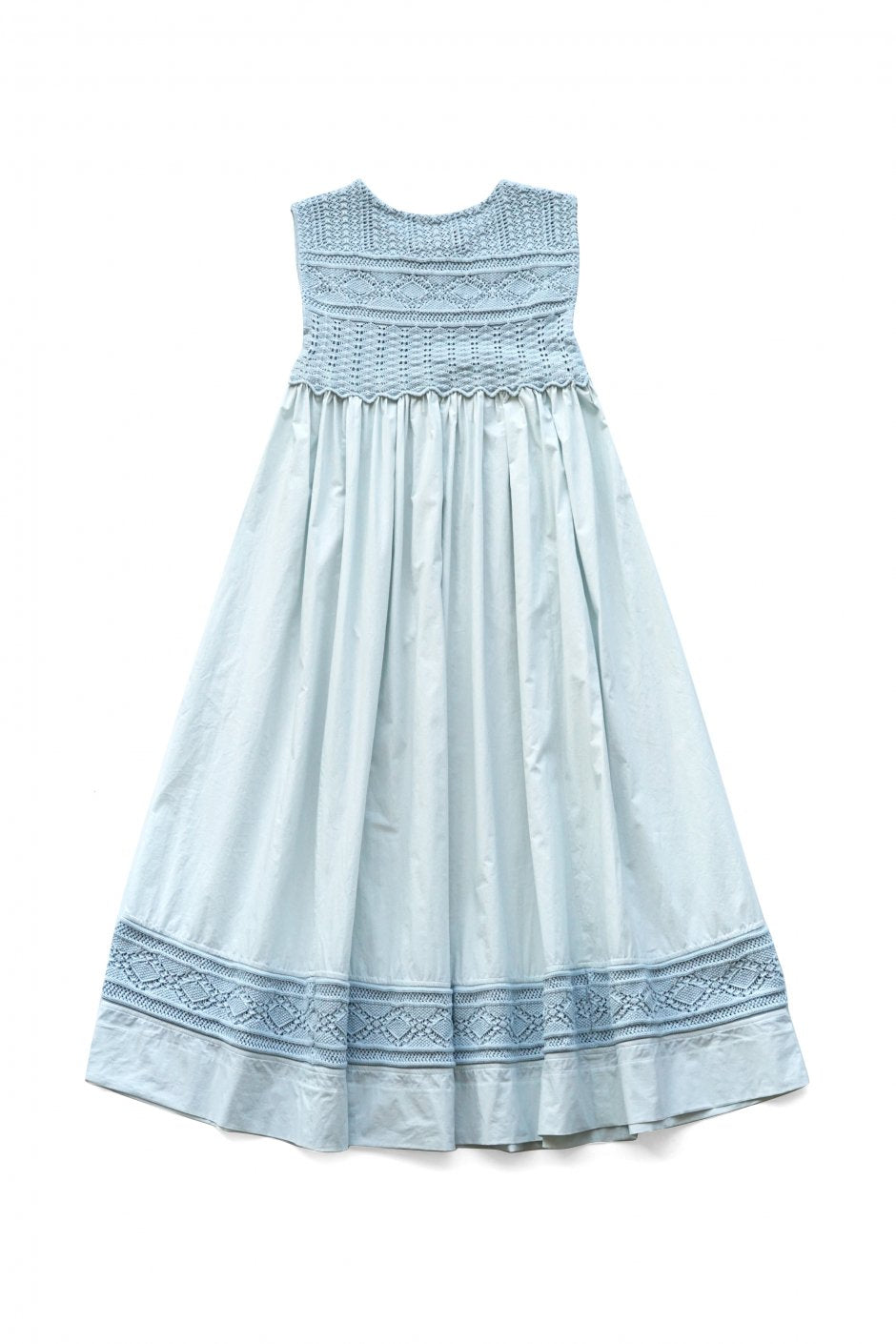 WRYHT ★★★ - EXCLUSIVE LACE PETTICOAT PATTERN DRESS - AZUR