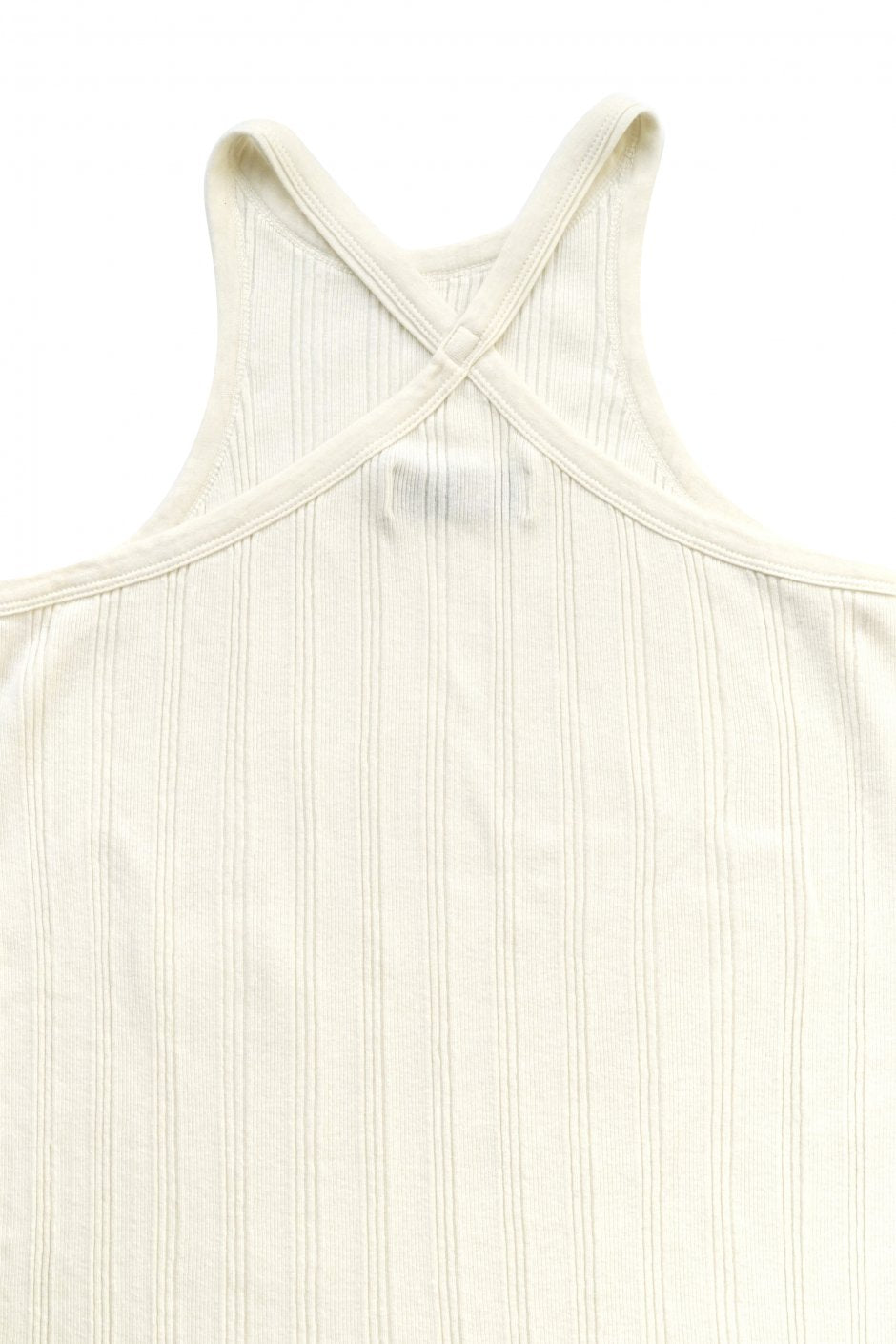 WRYHT - X-BACK RIBBED TANK DRESS - NATURAL