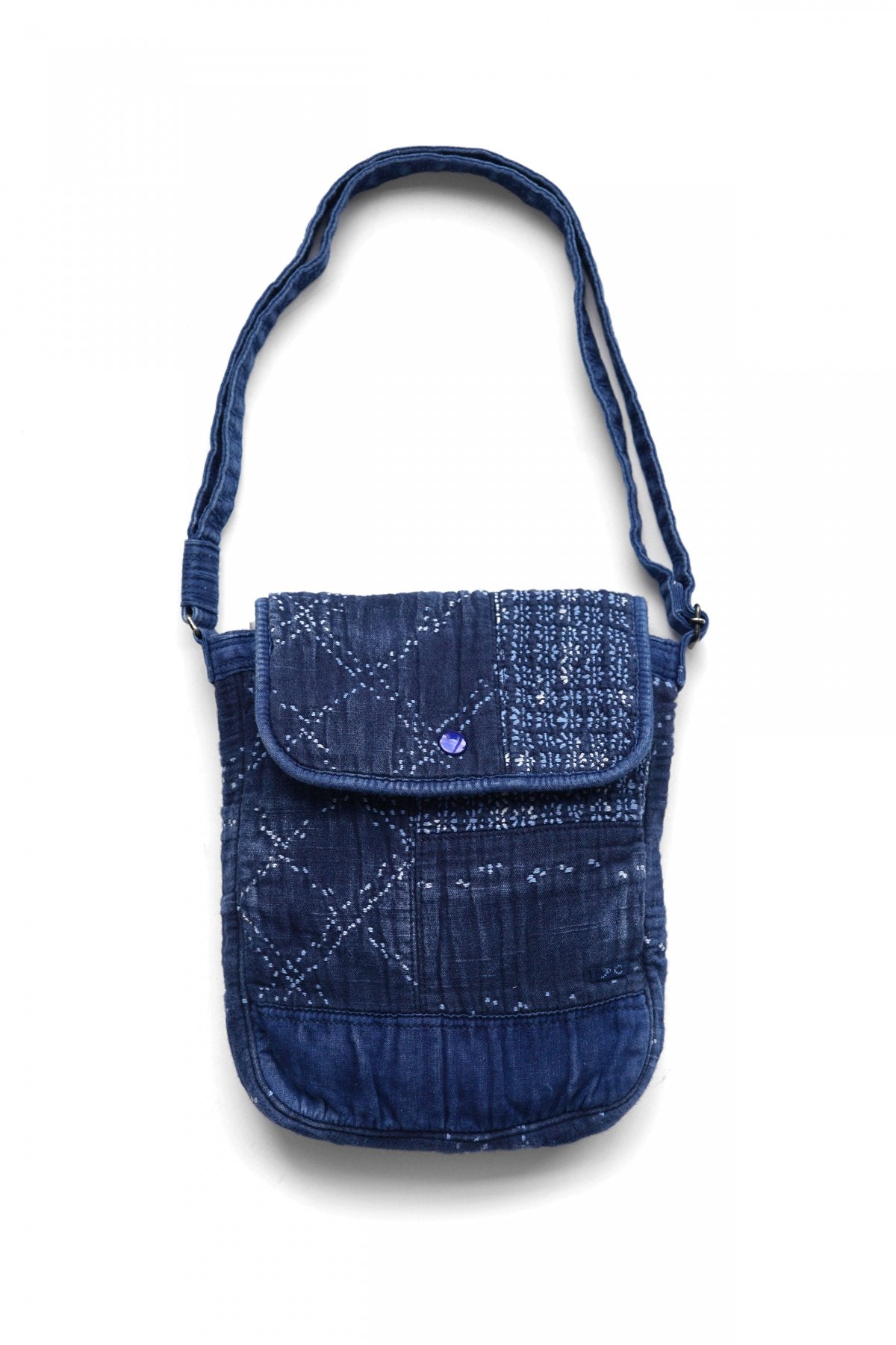 Porter Classic - KOGIN FLAP OVER SHOULDER BAG - BLUE