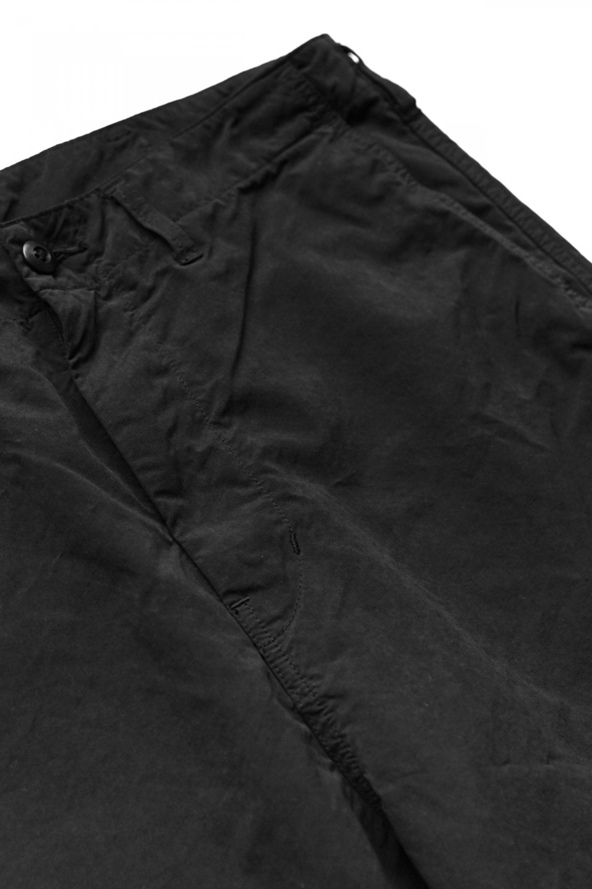 Porter Classic - WEATHER CROPPED PANTS - BLACK