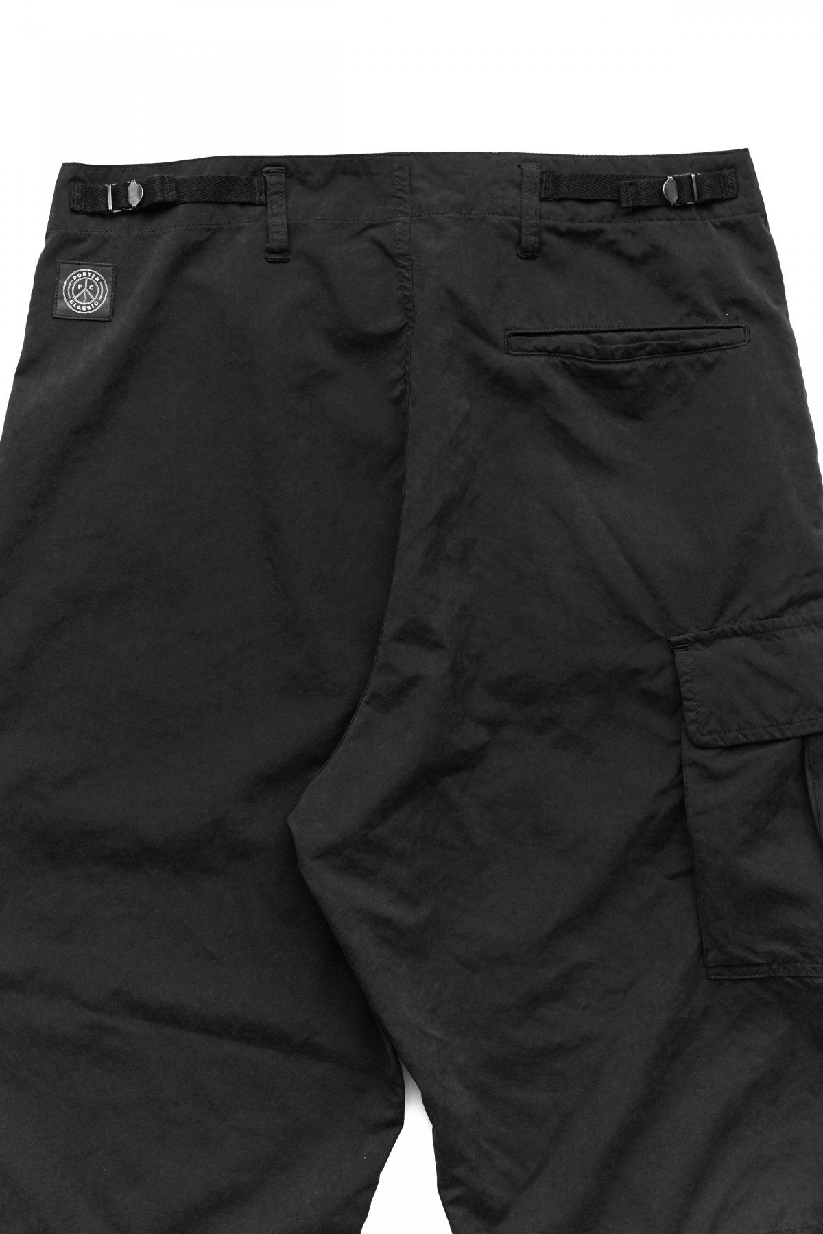 Porter Classic - WEATHER CARGO SHORTS - BLACK