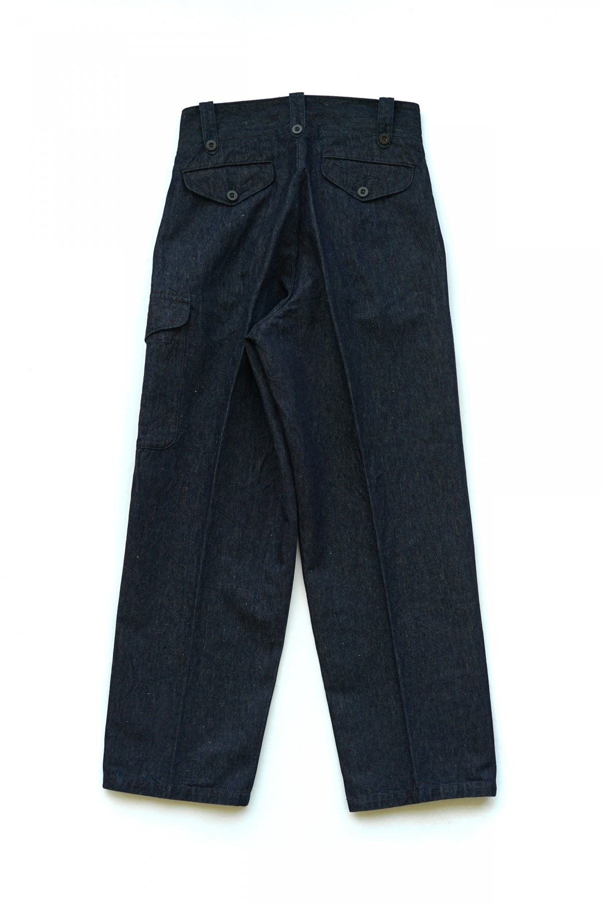 Nigel Cabourn - 50'S BATTLE DRESS PANT - C/L DENIM INDIGO