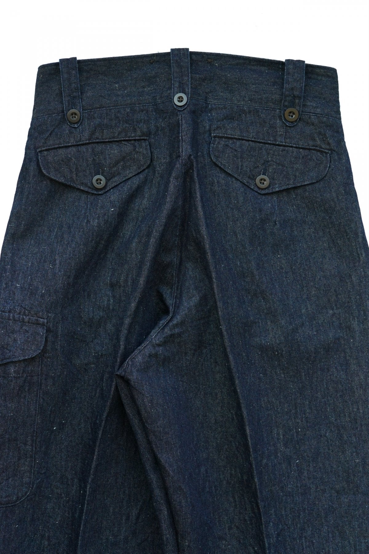 Nigel Cabourn - 50'S BATTLE DRESS PANT - C/L DENIM INDIGO