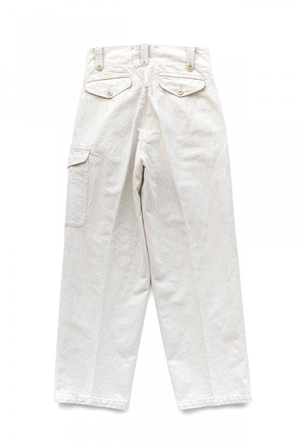 Nigel Cabourn - 50'S BATTLE DRESS PANT - C/L DENIM IVORY