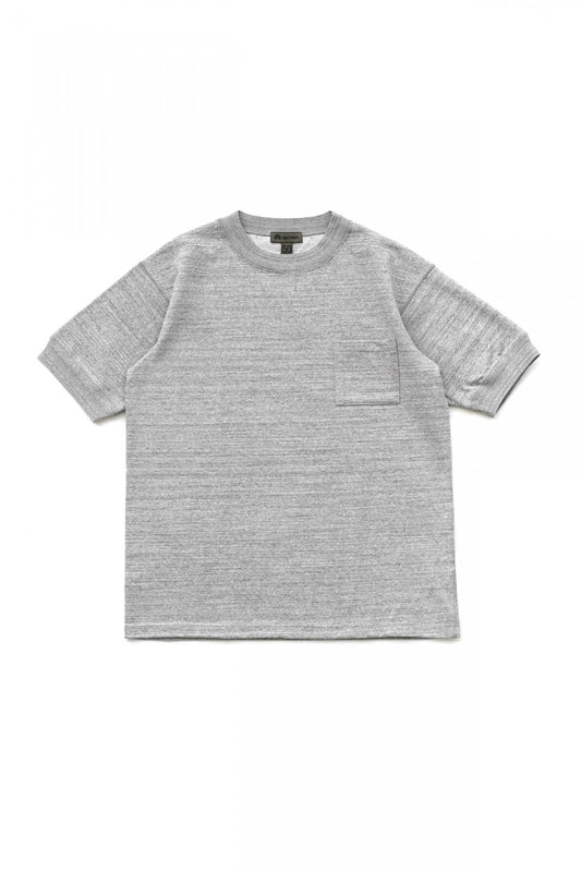 Nigel Cabourn - 40s WORK CREW NECK S/S -  GREY