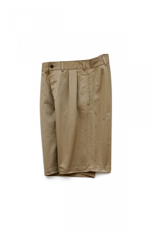 Nigel Cabourn - OFFICERS SHORT CHINO - BEIGE