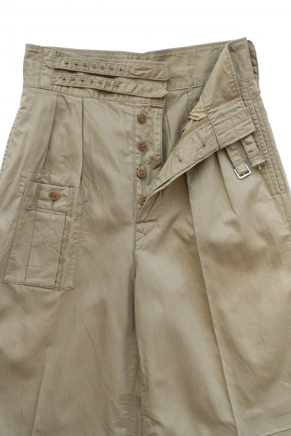 Nigel Cabourn woman - N.Z. CULOTTES - KHAKI