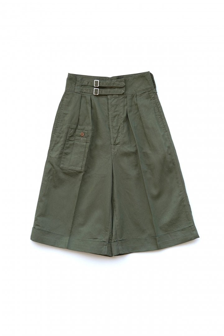 Nigel Cabourn woman - N.Z. CULOTTES - OLIVE