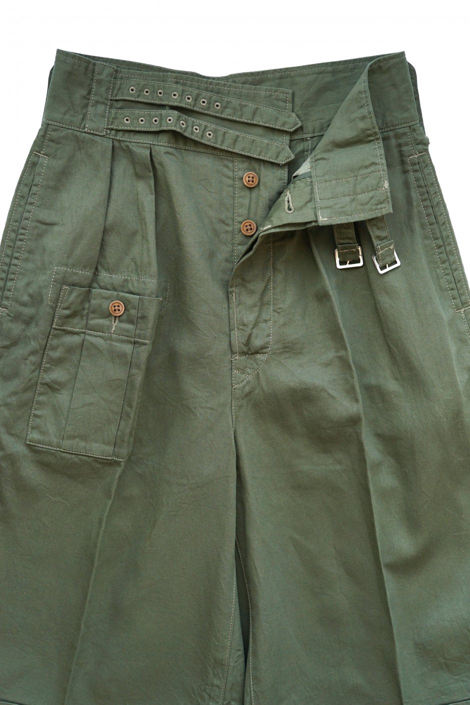 Nigel Cabourn woman - N.Z. CULOTTES - OLIVE