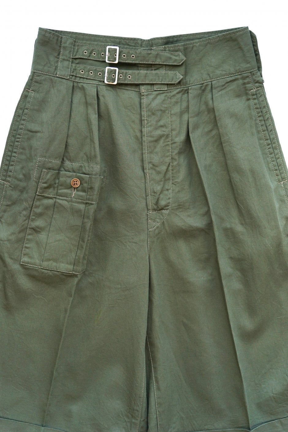 Nigel Cabourn woman - N.Z. CULOTTES - OLIVE