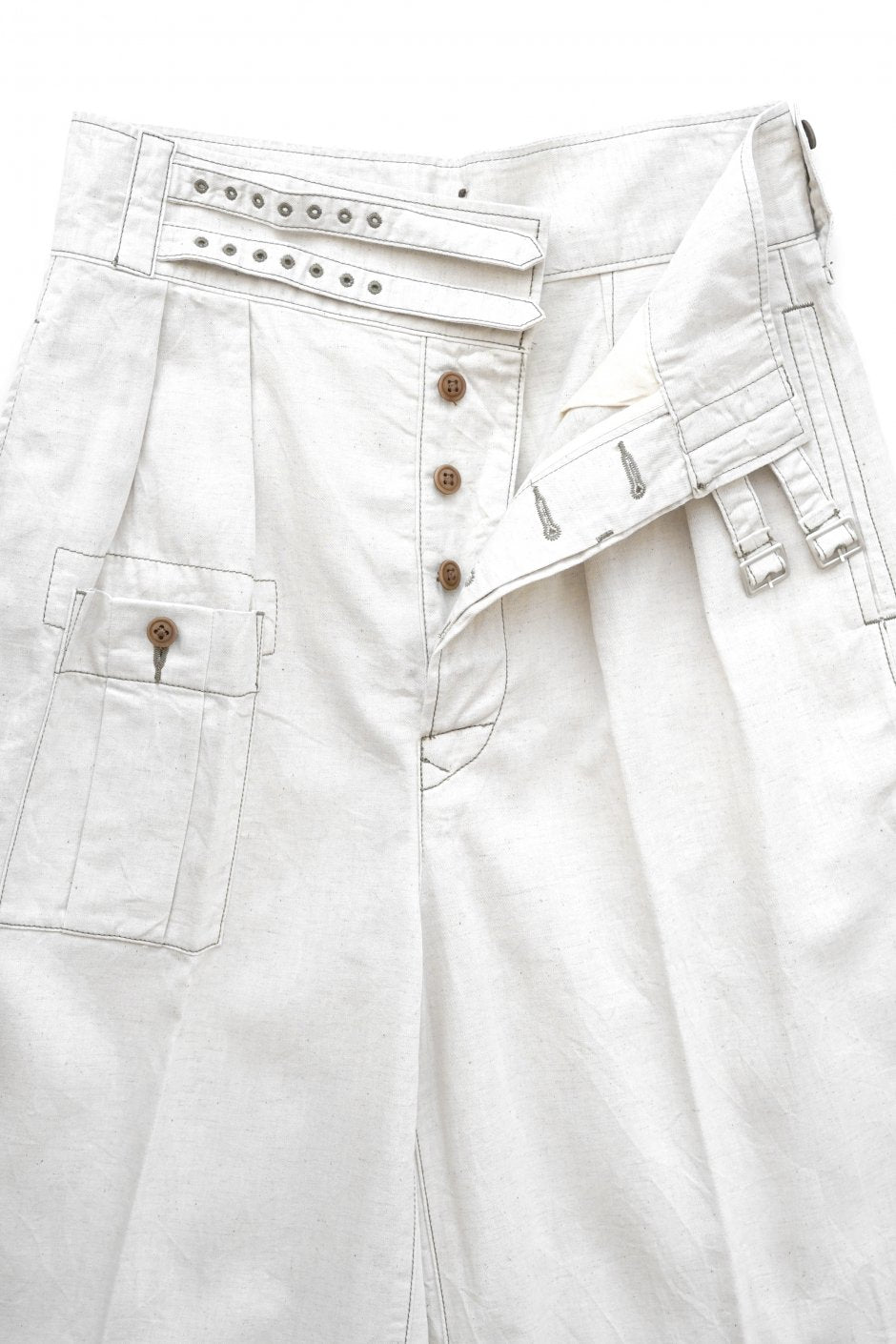 Nigel Cabourn woman - N.Z. CULOTTES - IVORY