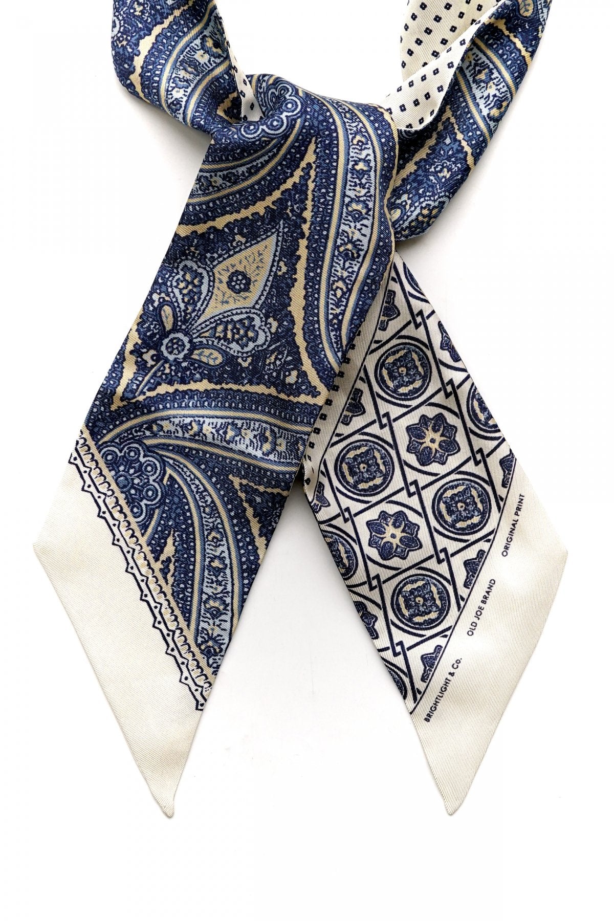 OLD JOE - SILK SCARF TIE - NATURAL